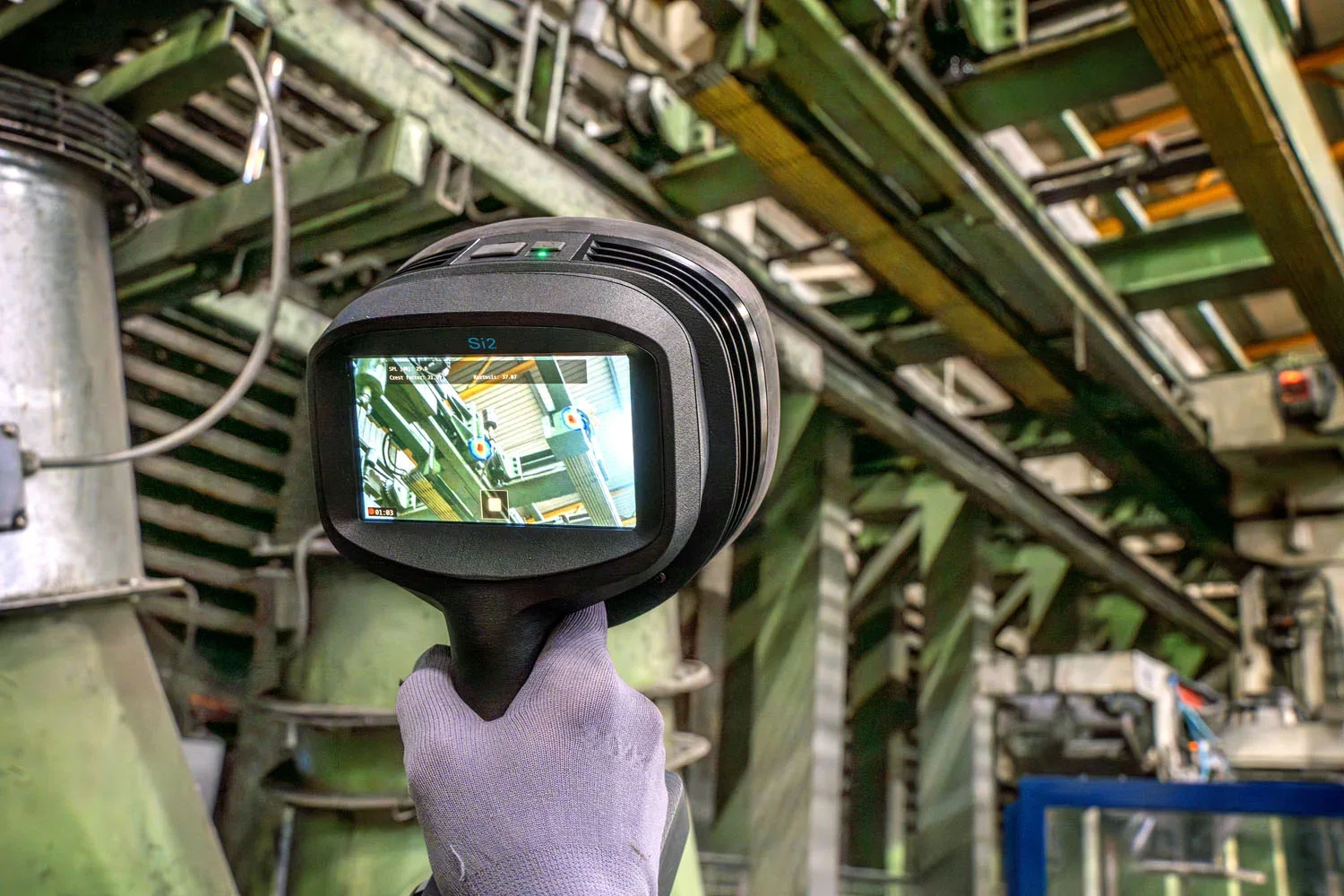 Busca de vazamentos com a câmera acústica FLIR Si2