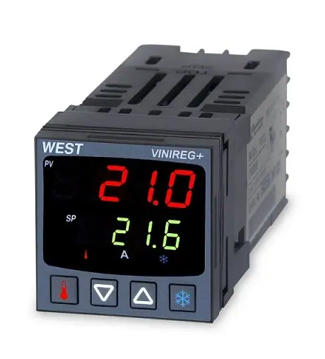 Controlador de temperatura West Vinireg+ para vinícolas