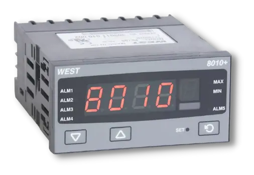 8010+ | P8010+ Indicador de Temperatura e Processos WEST